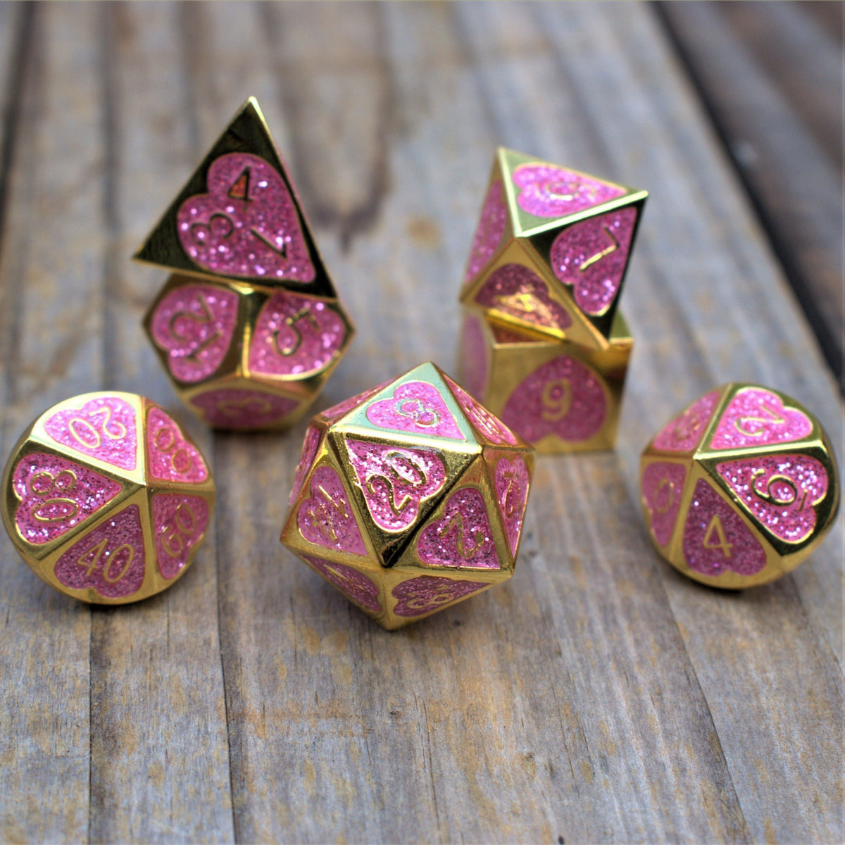 PRE-ORDER || Maiden Lillian's Heart Metal Dice Set