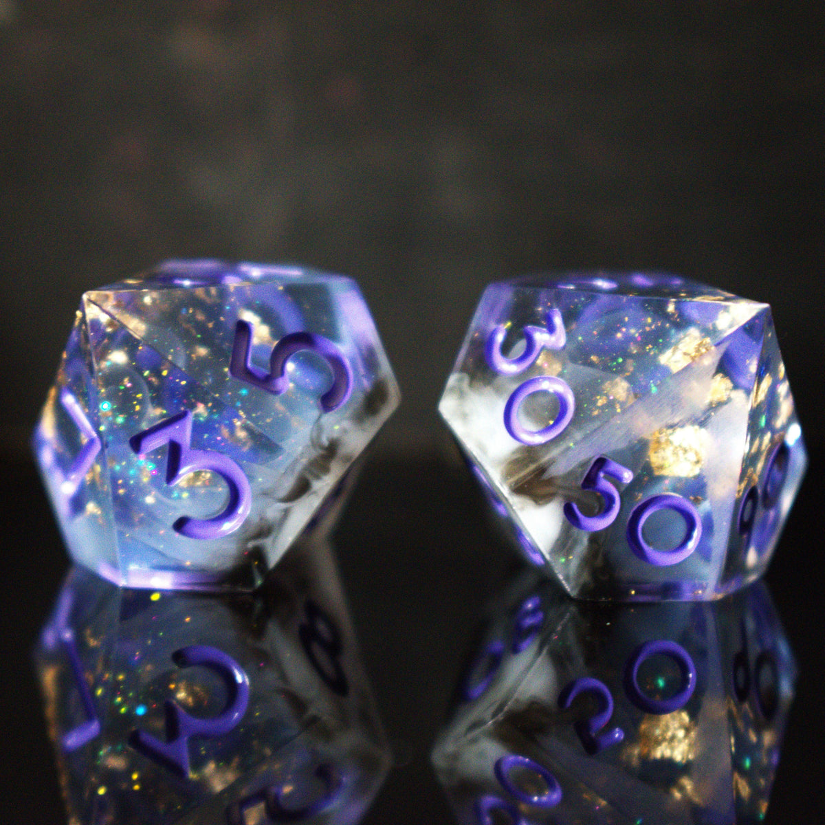 PRE-ORDER || Mirage Arcane Sharp-Edged Resin Dice Set