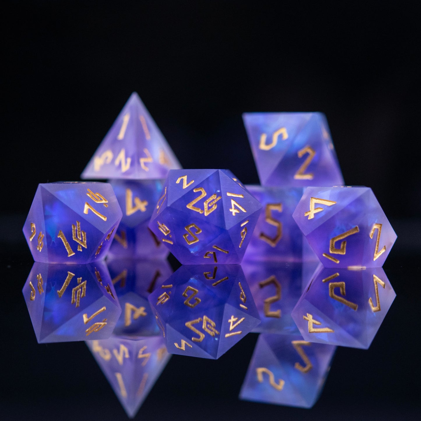Pre-Order|| Mystic Divination Sharp-Edged Resin Dice Set