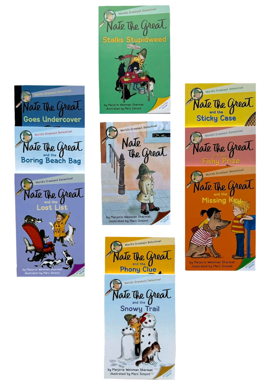 Nate the Great Set - Books 1 - 10 by Marjorie Weinman Sharmat - paperback