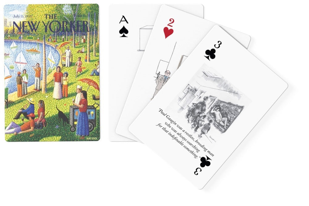 Fine Arts Cartoons Playing Cards