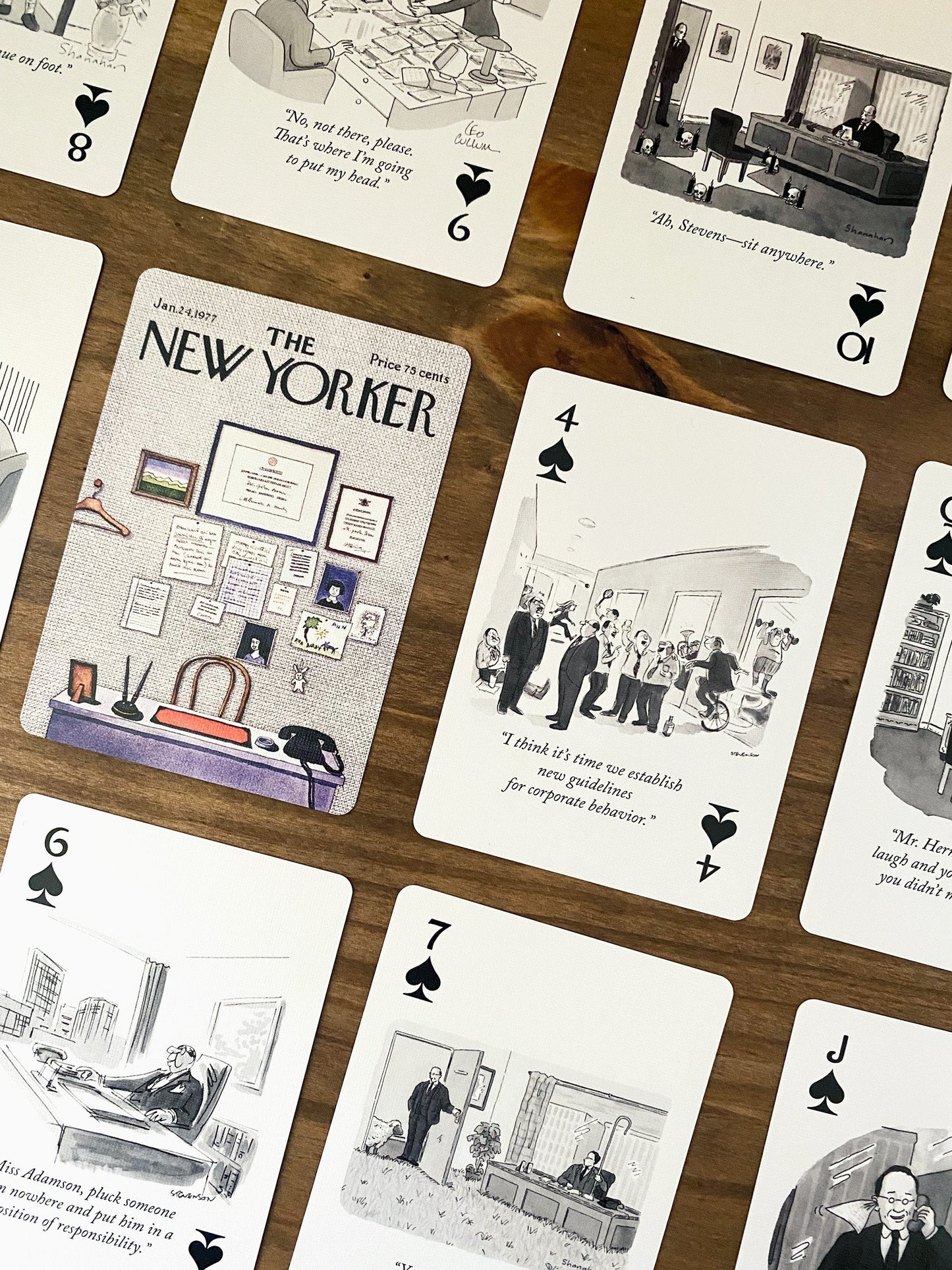Business and Office Cartoons Playing Cards