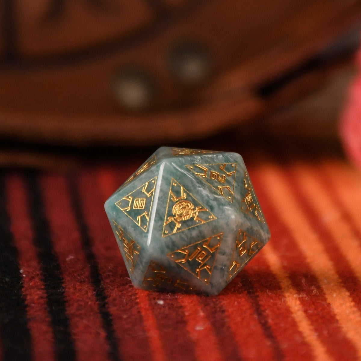 Pre-Order || Peruvian Amazonite Stone Dice Set