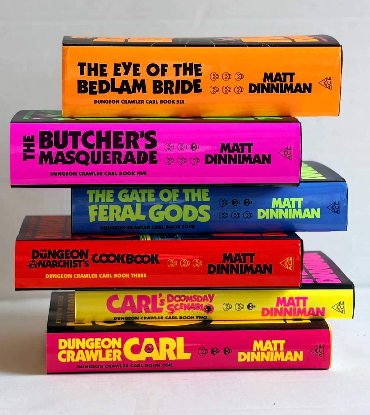 Dungeon Crawler Carl Complete Collection – 8 Book Set: Books 1–8 - By Matt Dinniman - Hardcover