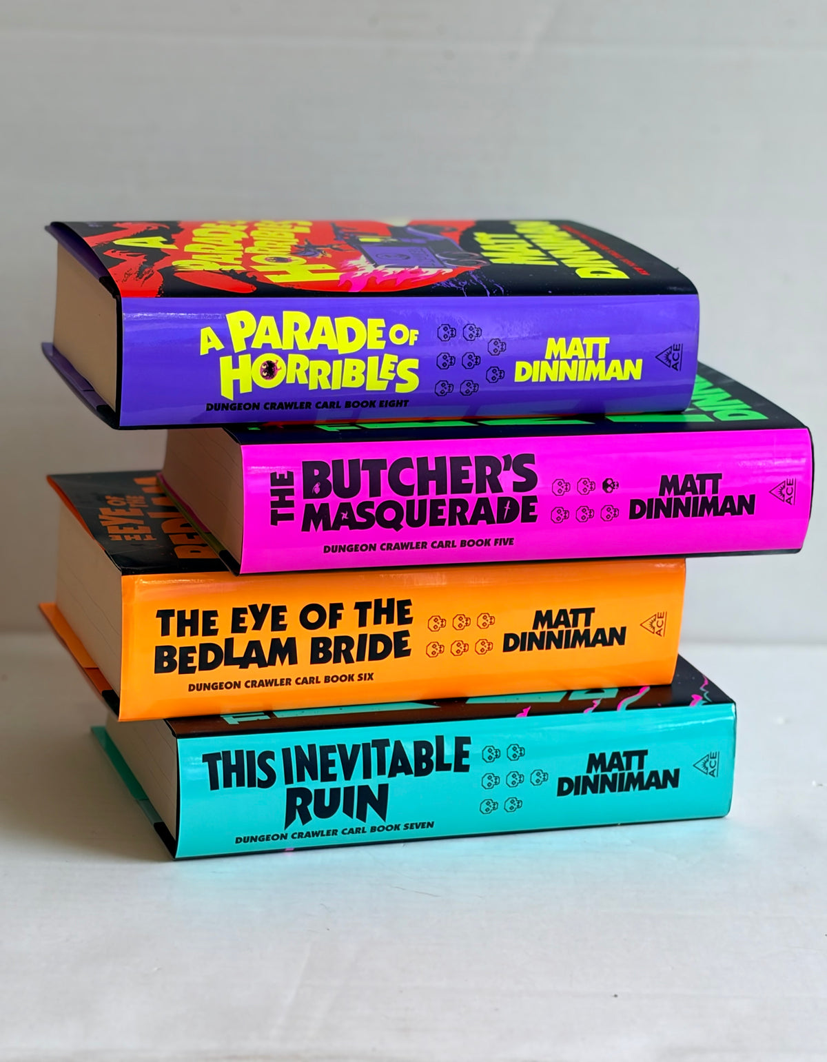 Dungeon Crawler Carl Complete Collection – 8 Book Set: Books 1–8 - By Matt Dinniman - Hardcover