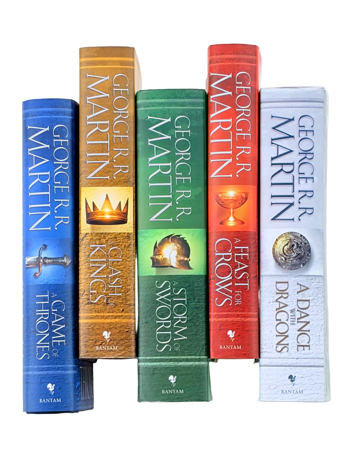 A Song of Ice and Fire – Five Book Hardcover Collection Set: A Game of Thrones & More - By George R.R. Martin - Hardcover