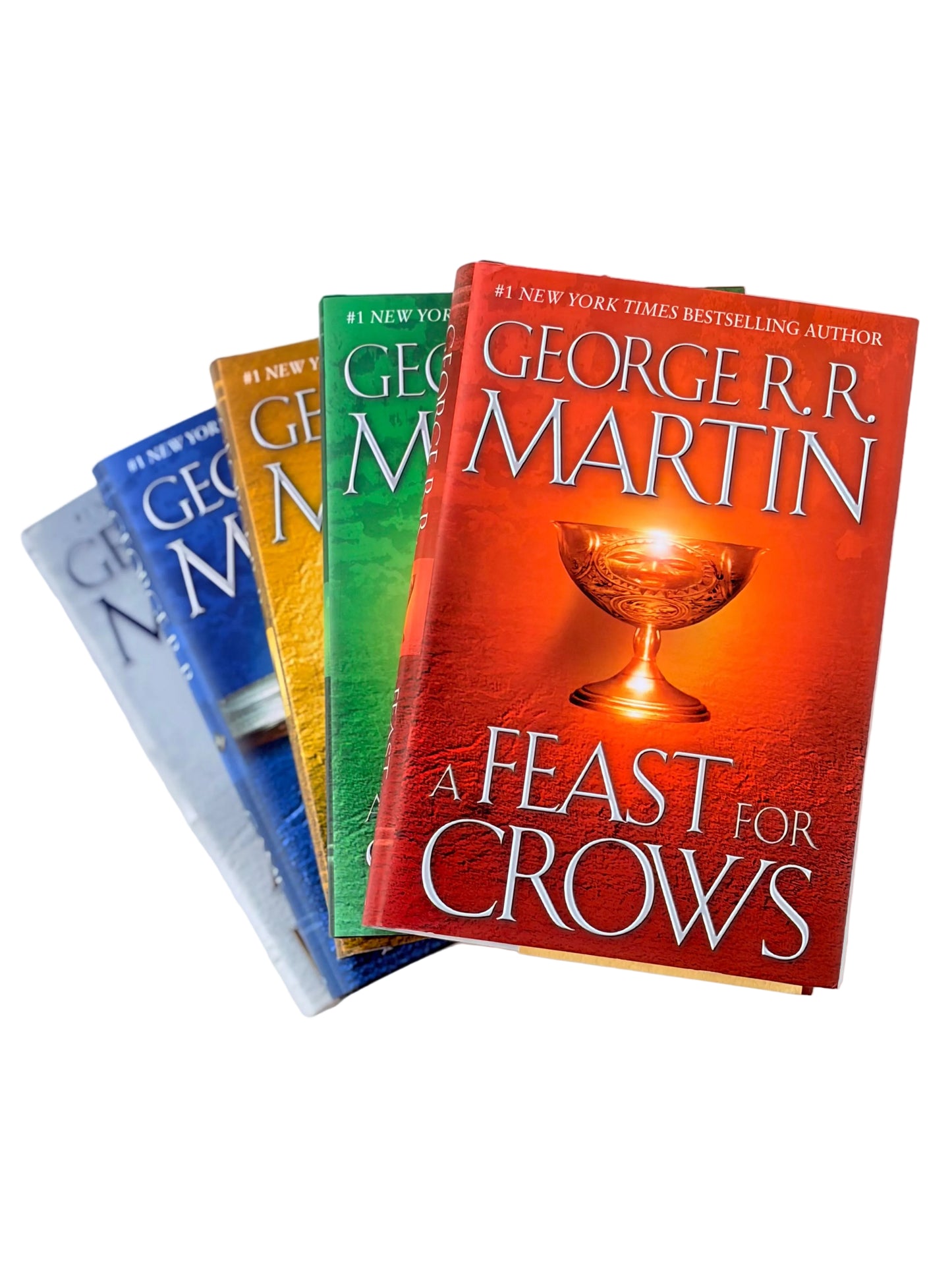 A Song of Ice and Fire – Five Book Hardcover Collection Set: A Game of Thrones & More - By George R.R. Martin - Hardcover