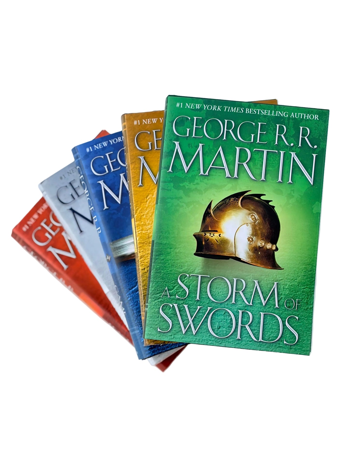 A Song of Ice and Fire – Five Book Hardcover Collection Set: A Game of Thrones & More - By George R.R. Martin - Hardcover