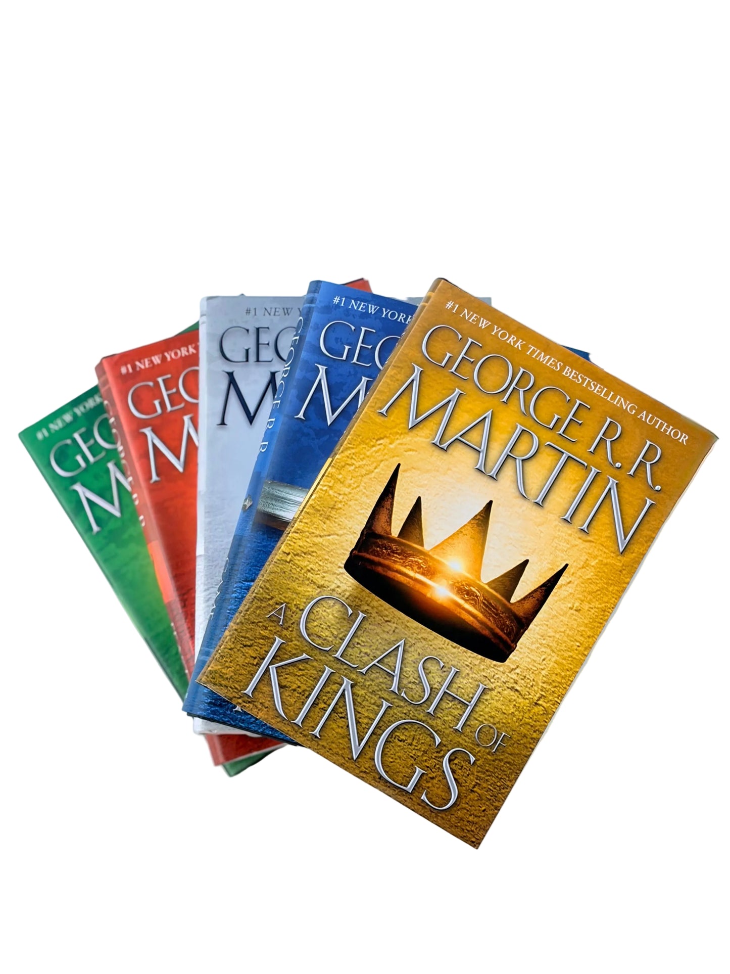 A Song of Ice and Fire – Five Book Hardcover Collection Set: A Game of Thrones & More - By George R.R. Martin - Hardcover