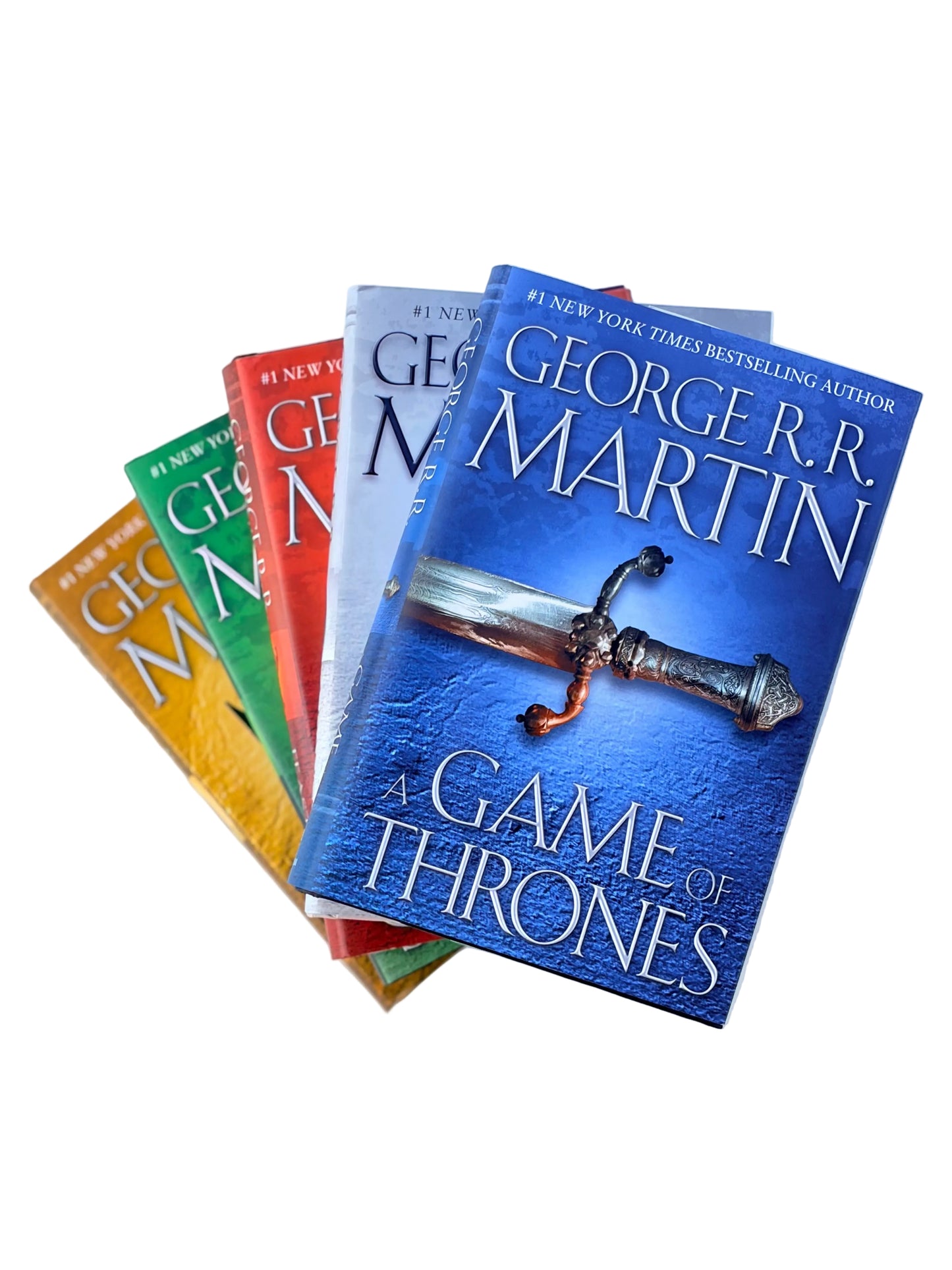 A Song of Ice and Fire – Five Book Hardcover Collection Set: A Game of Thrones & More - By George R.R. Martin - Hardcover