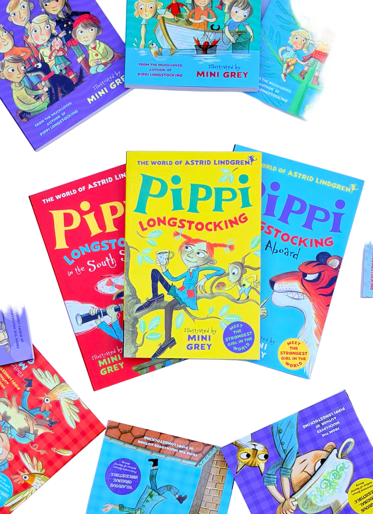 Astrid Lindgren – 14 Book Collection Set: Classic Children's Stories & Adventures - By Astrid Lindgren