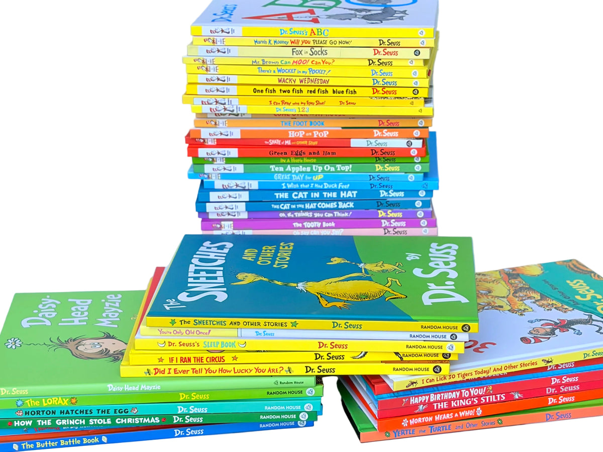 The Essential Dr. Seuss Collection – 40 Book Set: Classic Stories & Beginner Books - By Dr. Seuss - Hardcover