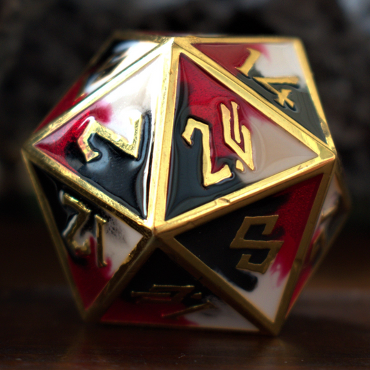 Pre-Order || Queen's Gambit Metal 35mm D20