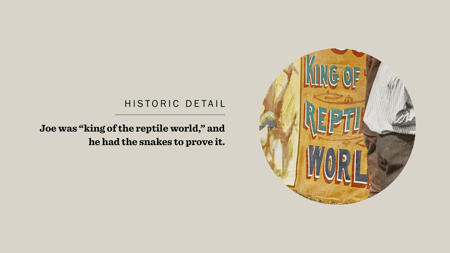 Vintage Photo Puzzle: Wild Rose and Rattlesnake Joe, 1910: 500 Pieces