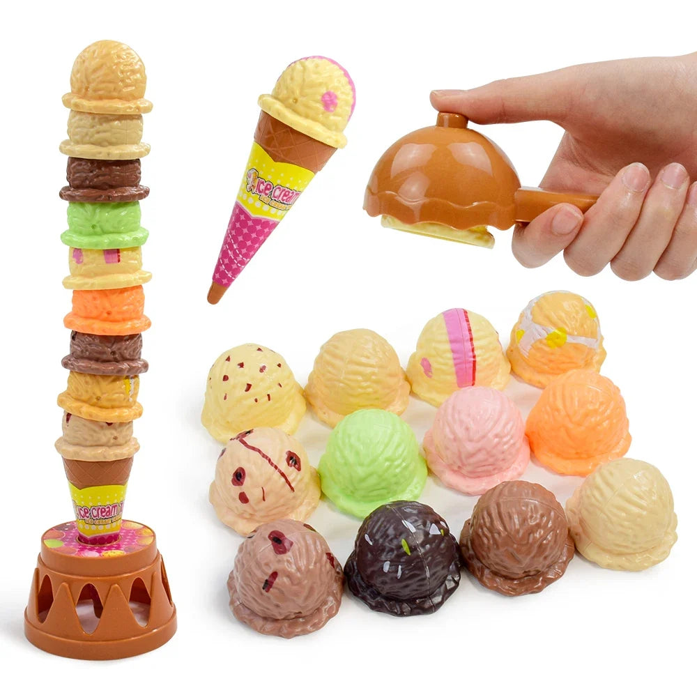 Children Simulation Ice Cream Toy | Pretend Play Kitchen Educational Toy