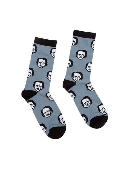 Edgar Allan Poe-ka Dots Socks