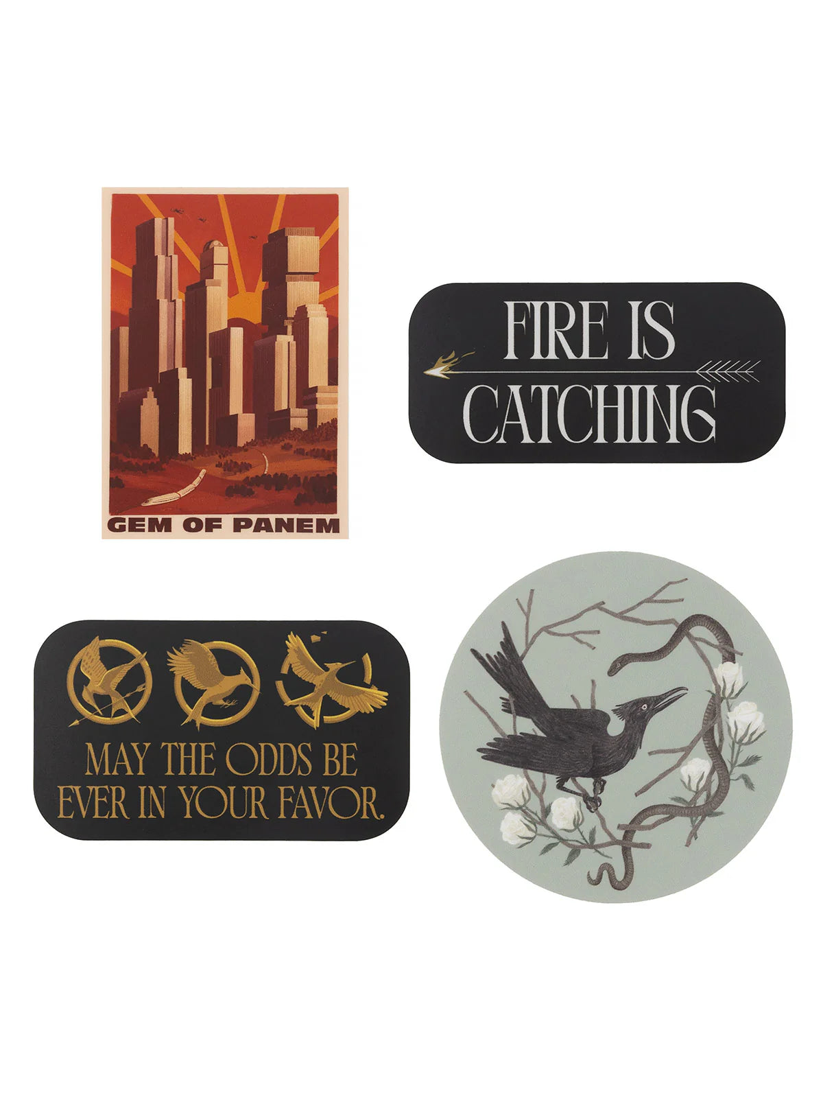 Hunger Games: Assorted Stickers - Set of 4