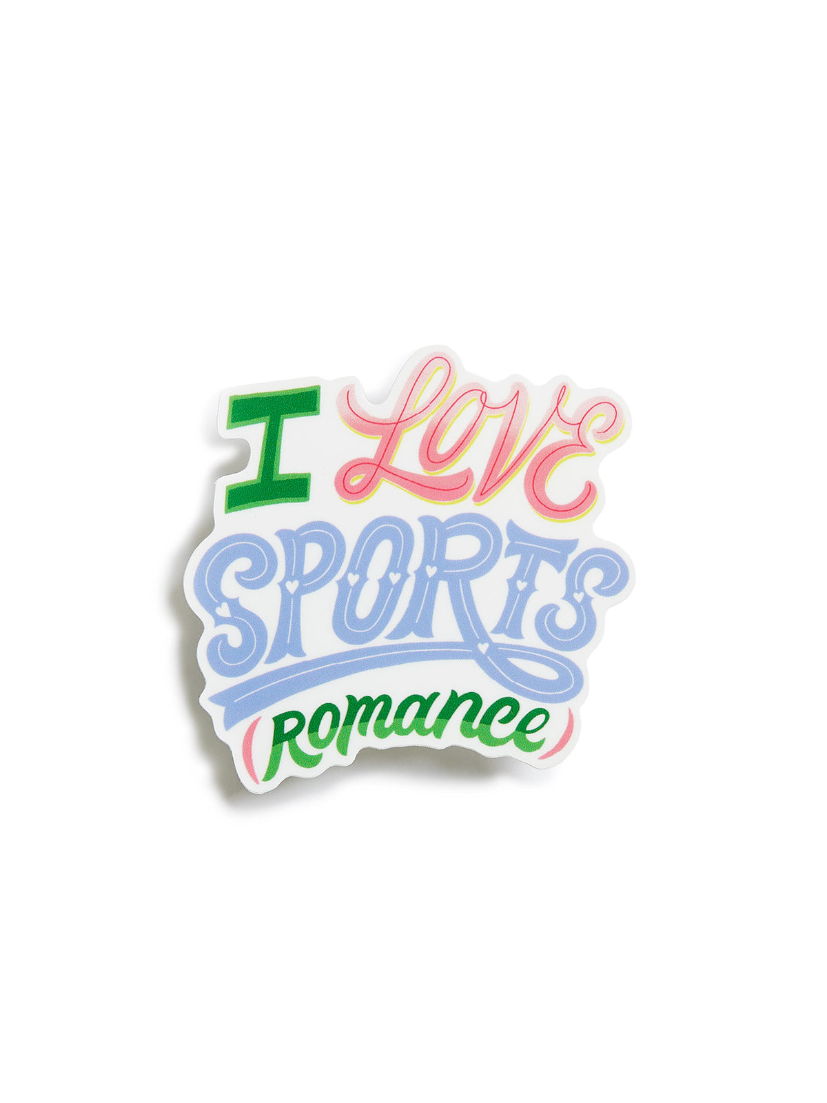 I Love Sports (Romance) Stickers - Set of 4
