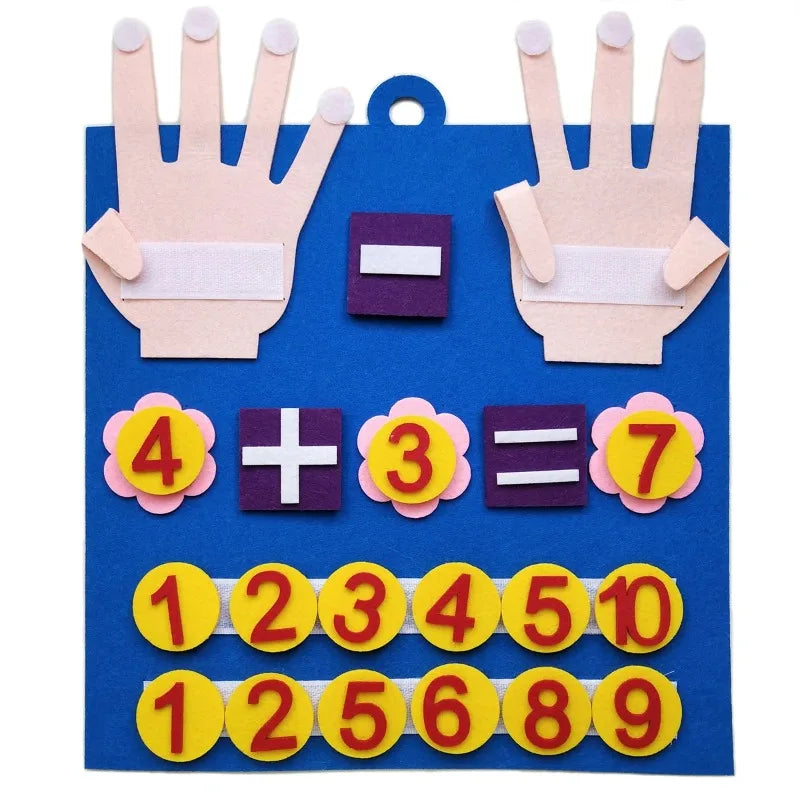 Montessori Finger Number Math Toy – Early Learning Counting Set for Kids