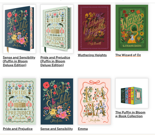 Puffin in Bloom Complete Classics Collection Nine Books - by Several Classic Authors - Hardcover de Luxe