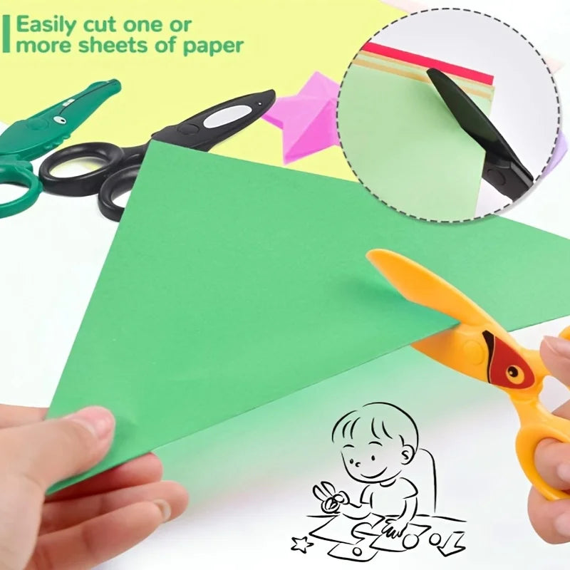 Preschool Training Scissors for Kids | Child-Safe Craft Scissors