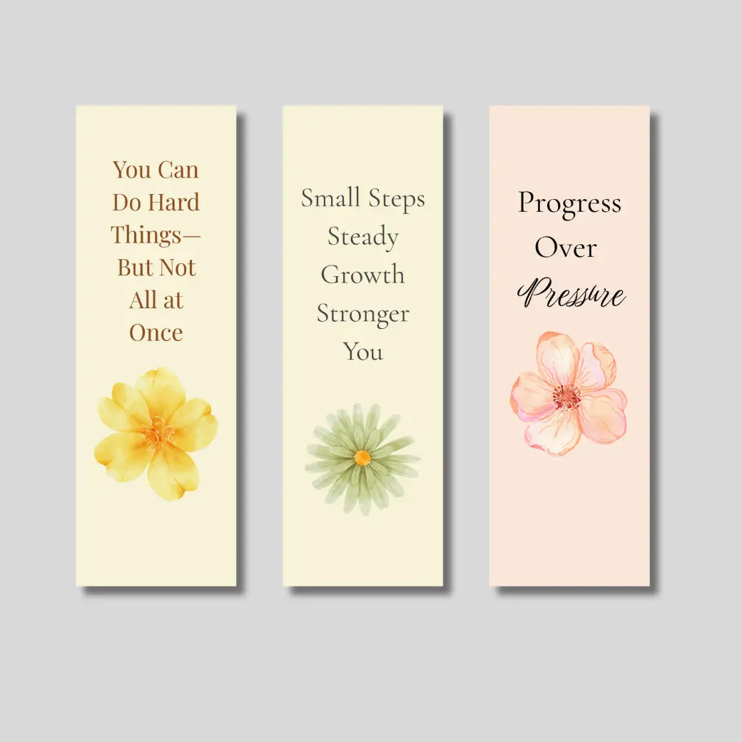 Self-Care & Mindfulness Bookmark Set