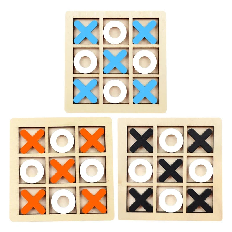 Montessori Wooden Mini Chess Puzzle Game – Brain Training Toy for Kids