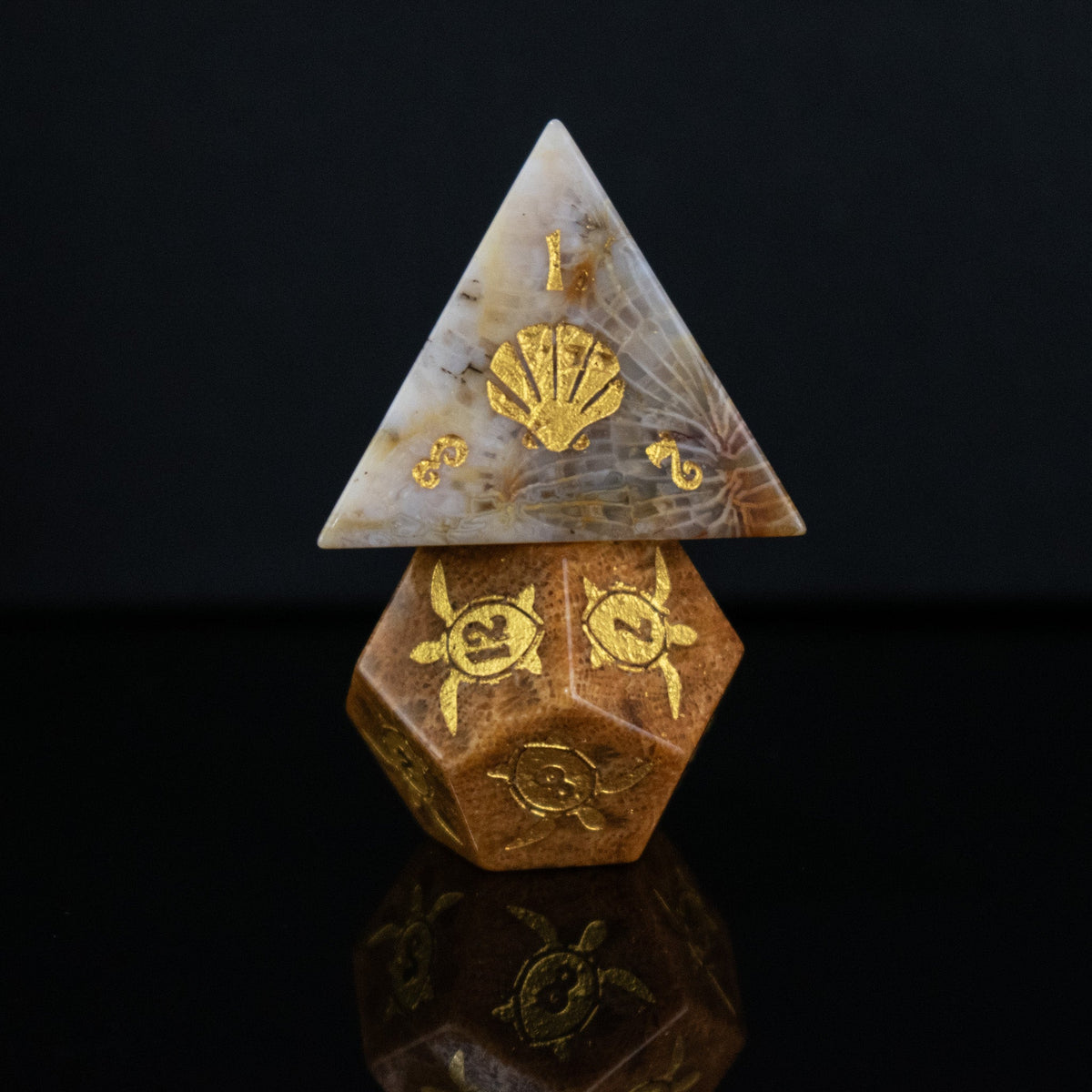 Pre-Order || Siren's Song Fossilized Coral Dice Set