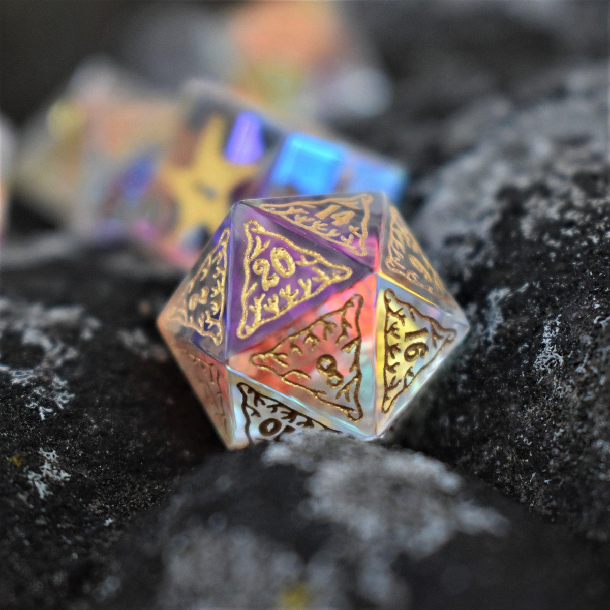 Pre-Order || Siren's Song Prism Glass Dice Set