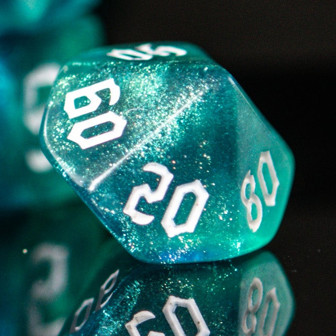 Pre-Order || Sorcerer Class Acrylic Dice Set