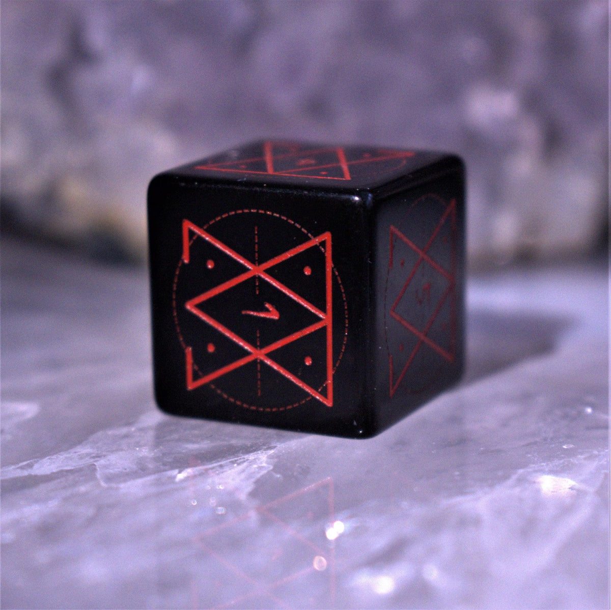 Pre-Order || Spellcaster Obsidian Stone Dice