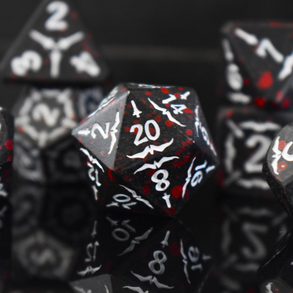 PRE-ORDER || Sword of the Blood Hunter Metal Dice Set
