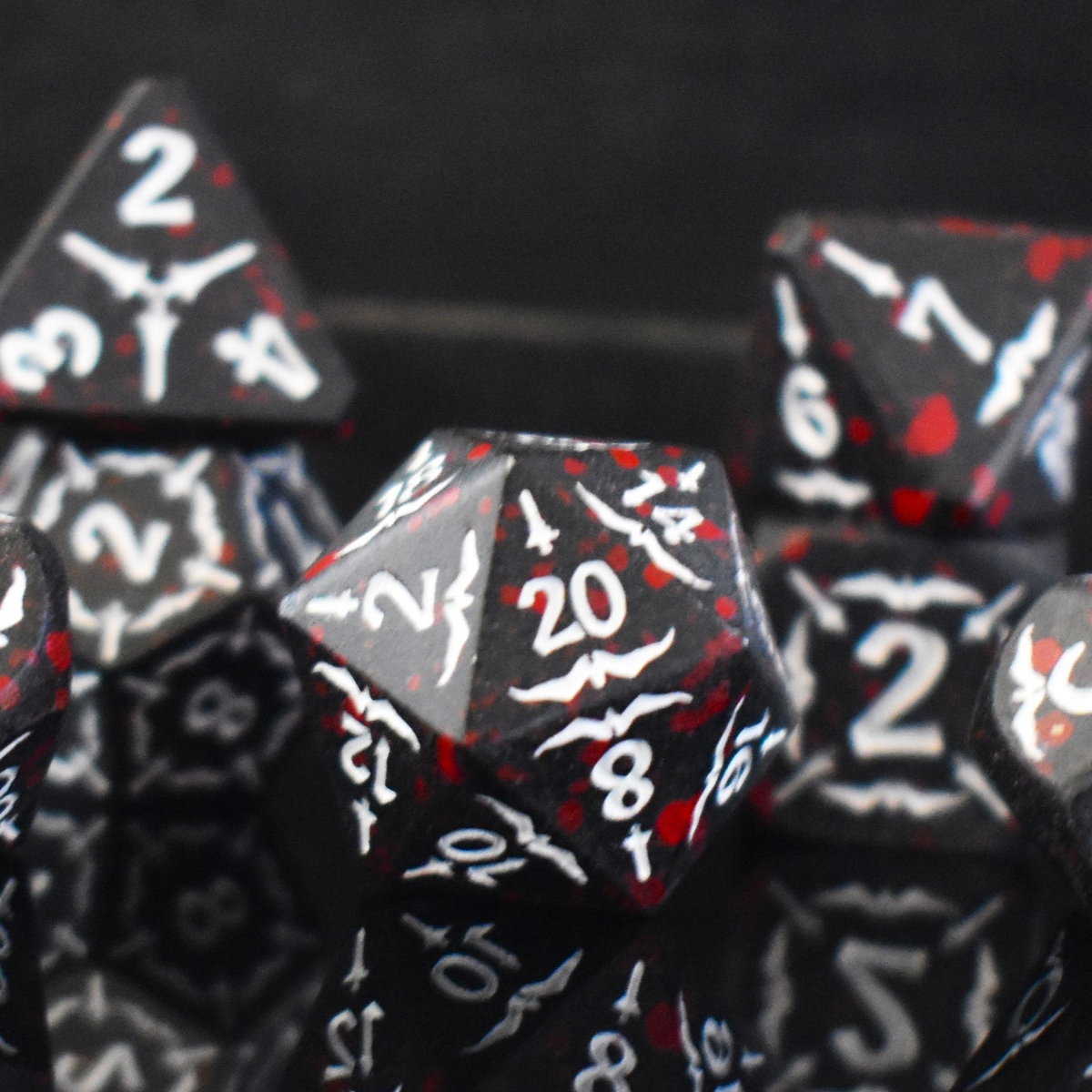 PRE-ORDER || Sword of the Blood Hunter Metal Dice Set