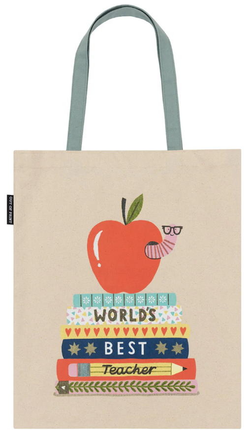 World's Best Teacher tote bag