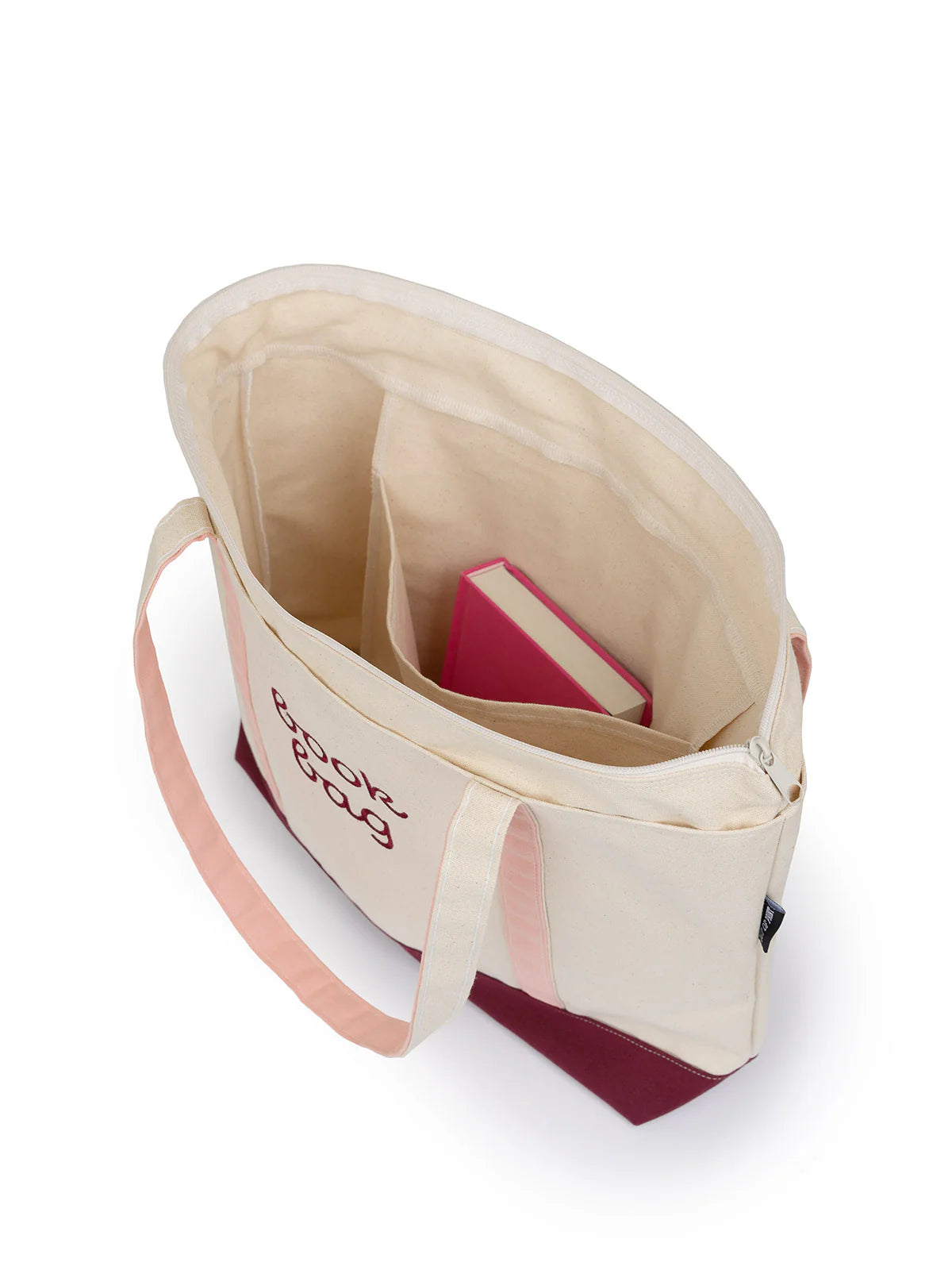 Book Bag Boat Tote - Zippered