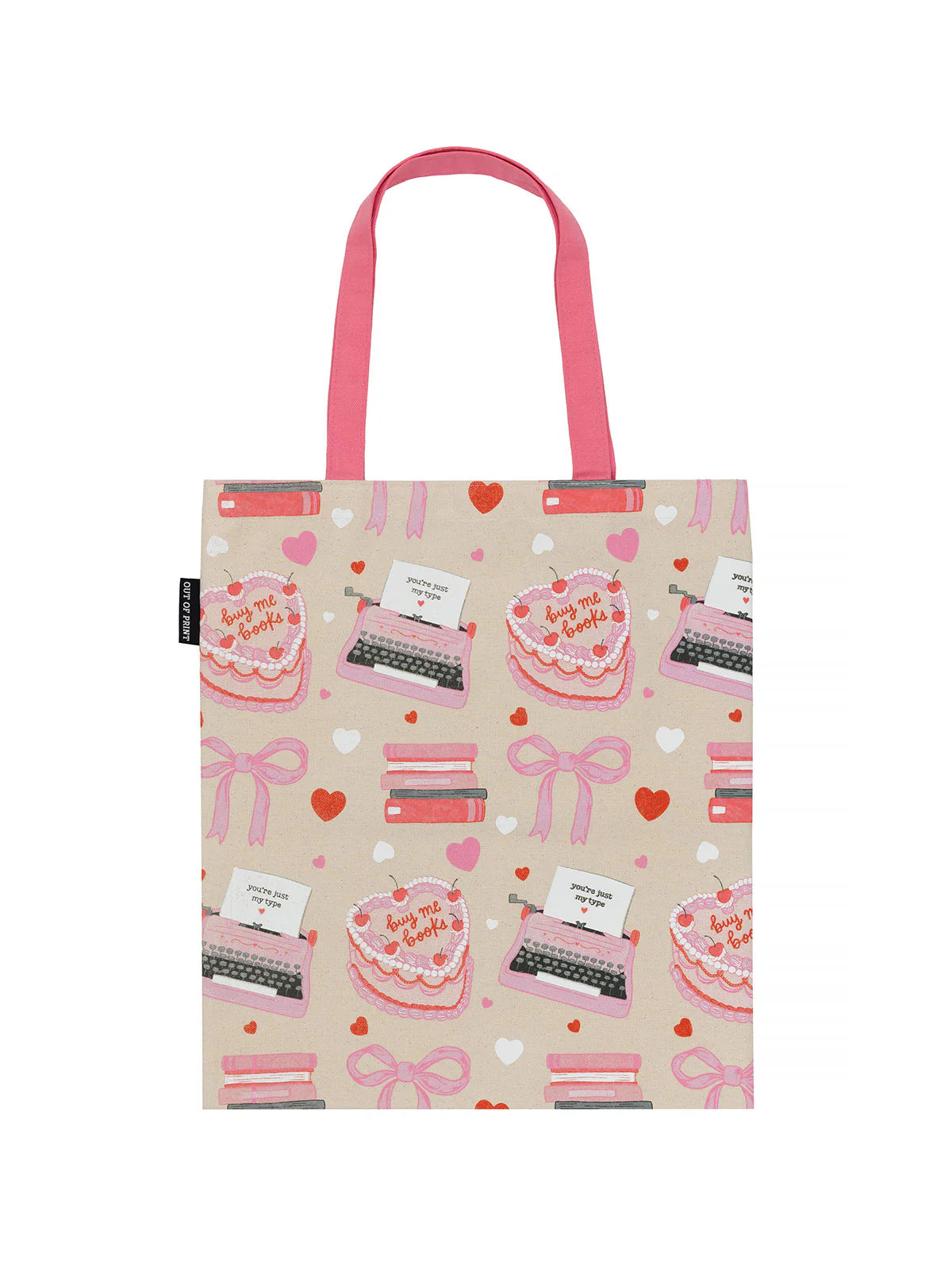 Book Love Tote Bag - By Out of Print Brand  - Made in the USA