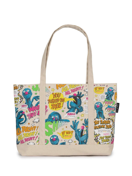 Sesame Street - The Monster at the End of This Book Large Zippered Tote