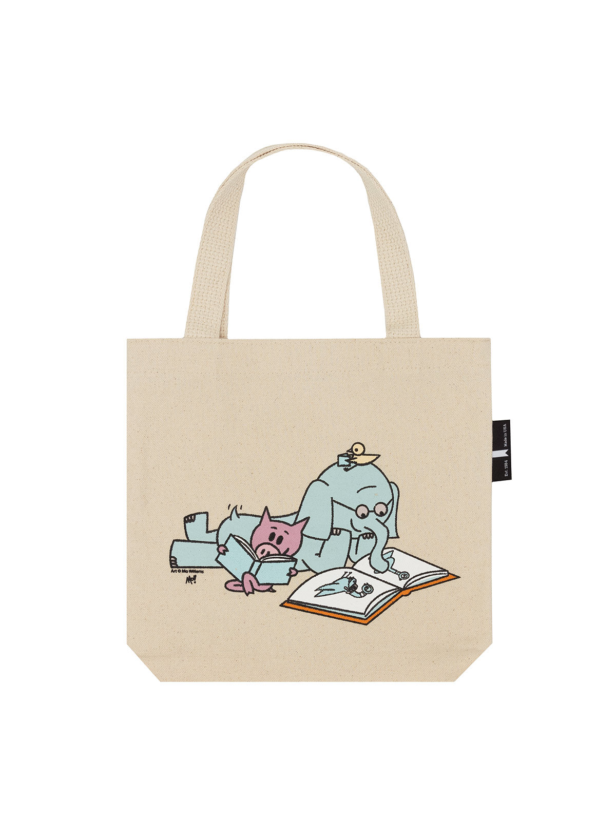 ELEPHANT & PIGGIE Read Mini Tote Bag