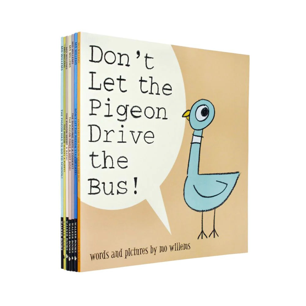 Don't Let the Pigeon Drive the Bus Book Set - Seven Books - Mo Willems -  Paperback