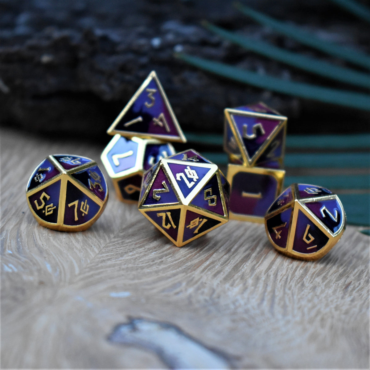 PRE-ORDER || Vineyard Metal Dice Set