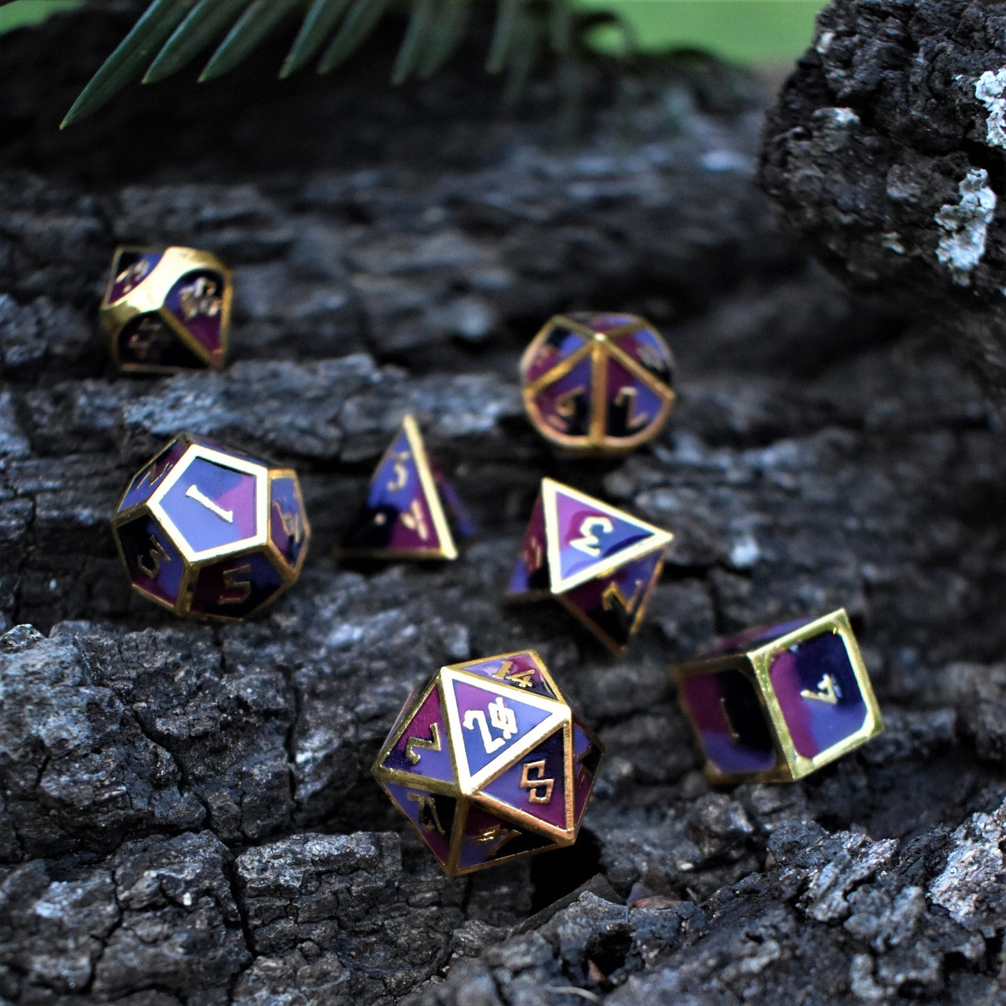 PRE-ORDER || Vineyard Metal Dice Set