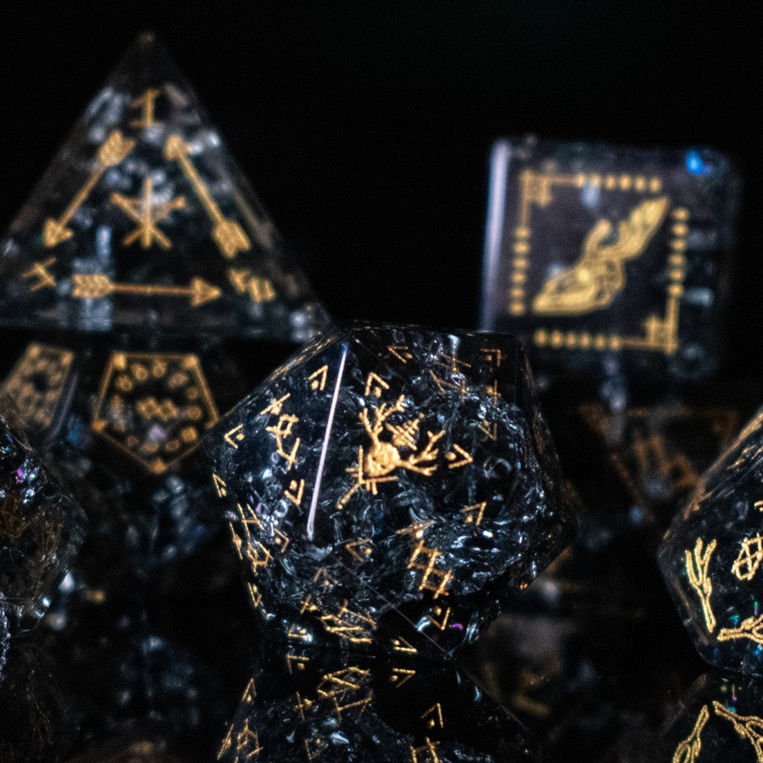Pre-Order || Wendigo Shattered Glass Dice Set