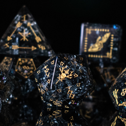 Pre-Order || Wendigo Shattered Glass Dice Set