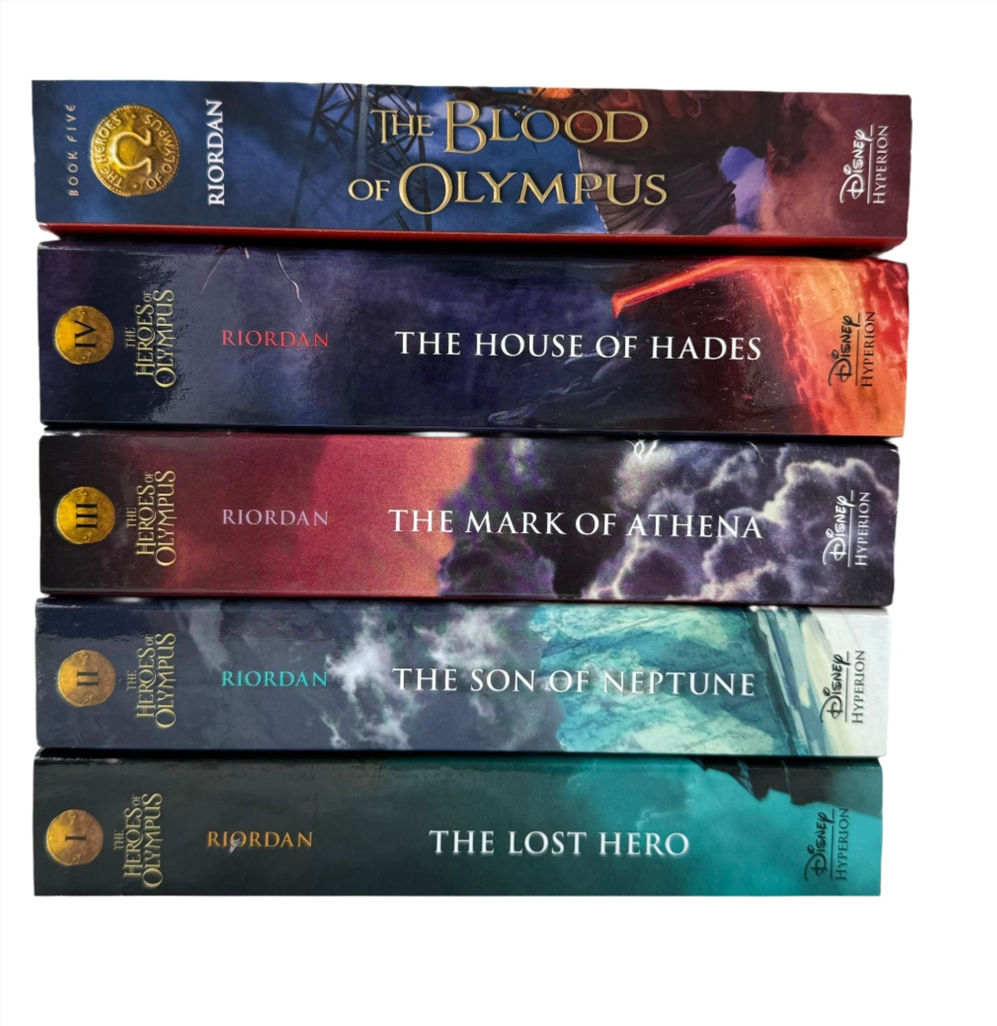 Rick Riordan deals nThe Heroes of Olympus Hardcover set Percy Jackson