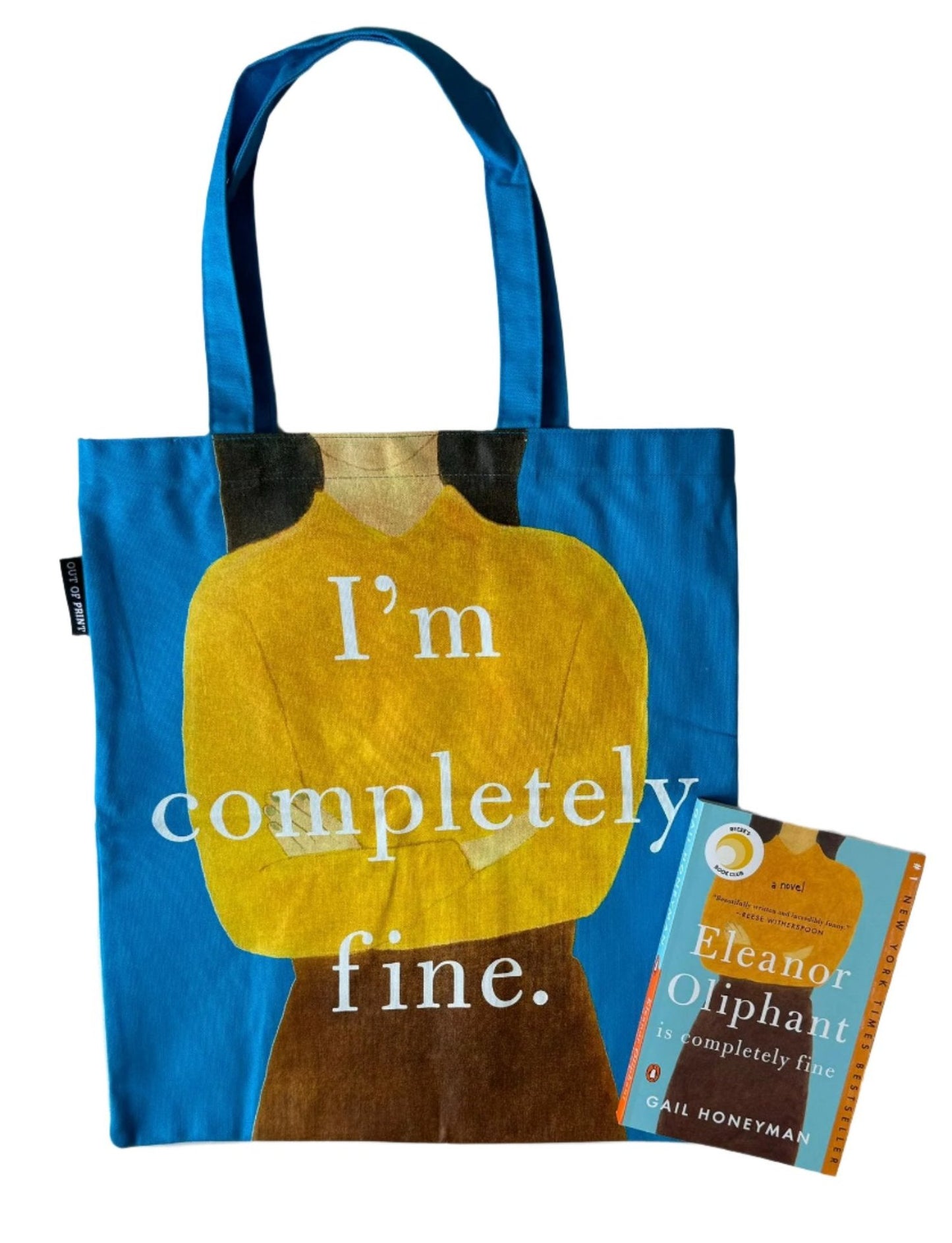 I'm Completely Fine Tote and Book Bundle - Eleanor Oliphant