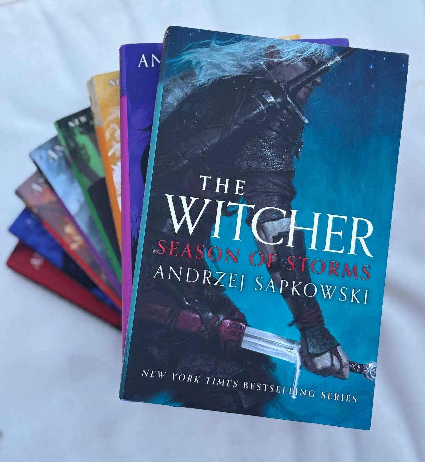 Witcher Series Collection Eight (8) Book Set - Season of Storms, The Last Wish, etc - Andrzej Sapkowski - Hardcovers, Gorgeous