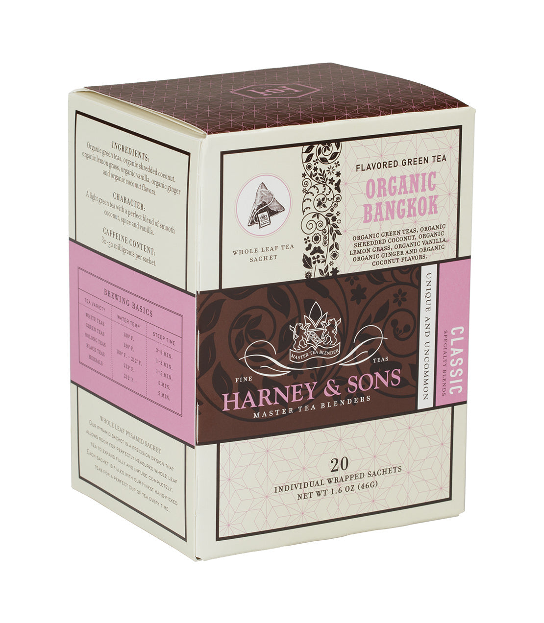Organic Bangkok (Green Tea with Coconut, Ginger and Vanilla)