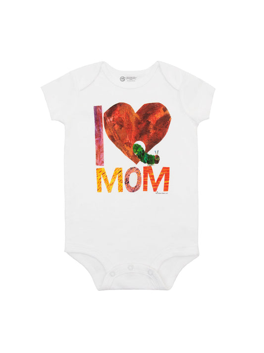 World of Eric Carle I Love Mom with The Very Hungry Caterpillar Baby Bodysuit