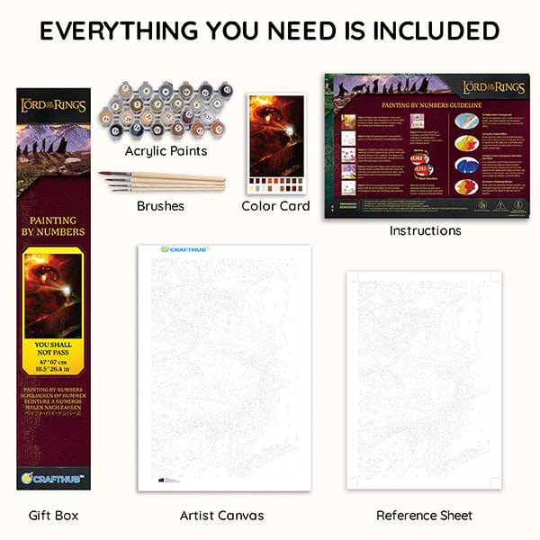 You Shall Not Pass - Paint By Numbers Kit