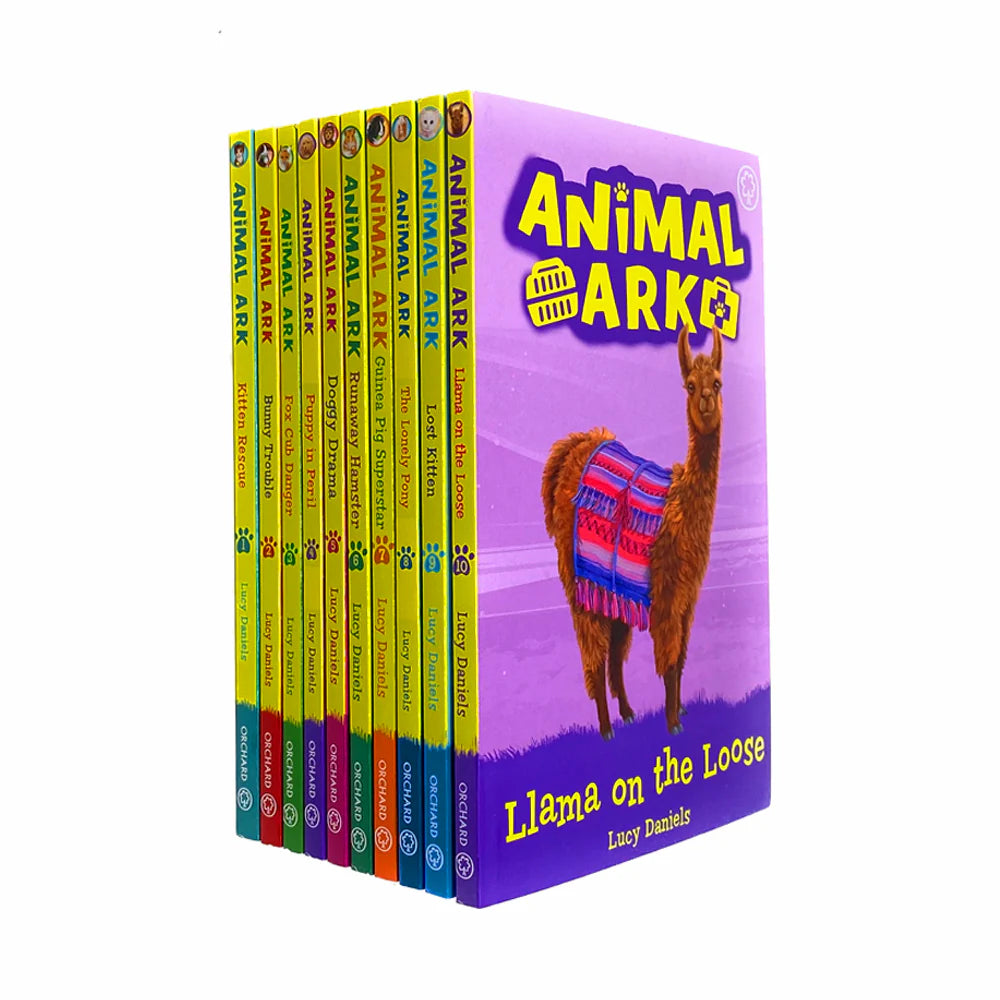 Animal Ark 10 Books Set Collection -  Lucy Daniels -  Lost Kitten, Lonely Pony, Puppy in Peril, Etc